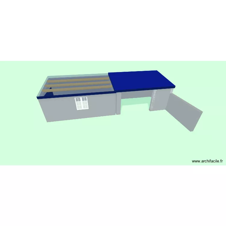 GARAGE RANTIGNY. Plan de 1 pièce et 17 m² GARAGE RANTIGNY. Plan de 1 pièce et 17 m²