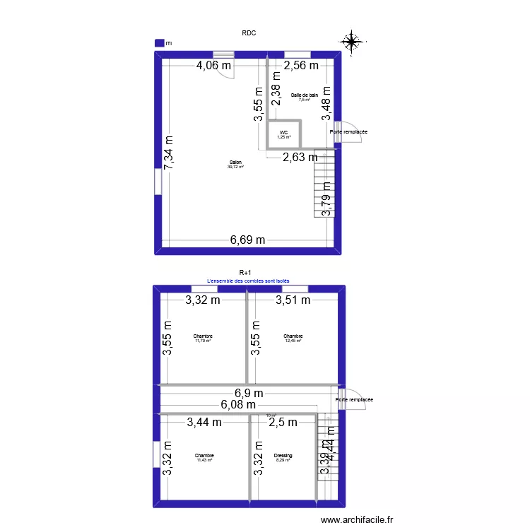 LARGIER Christian. Plan de 