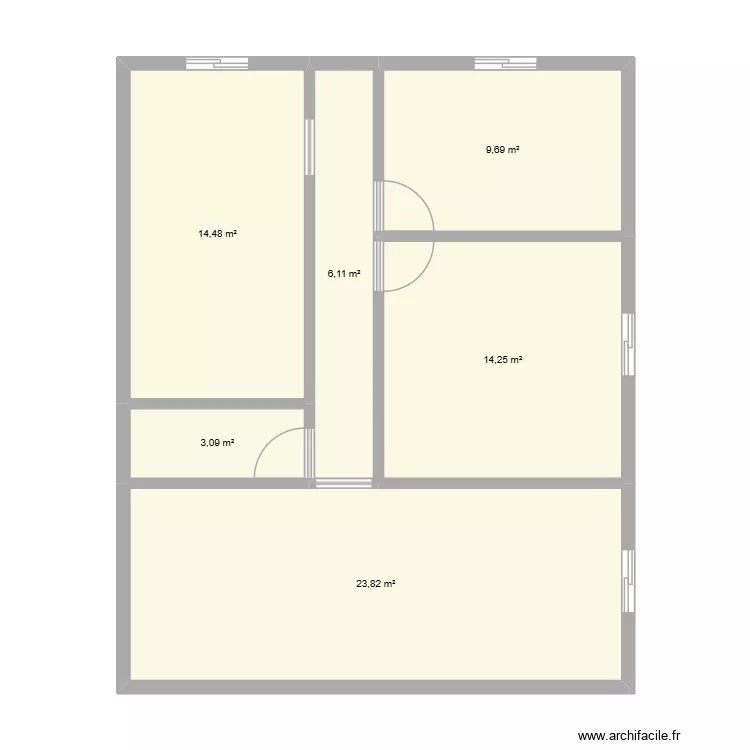 reve. Plan de 6 et 71 m² reve. Plan de 6 et 71 m²