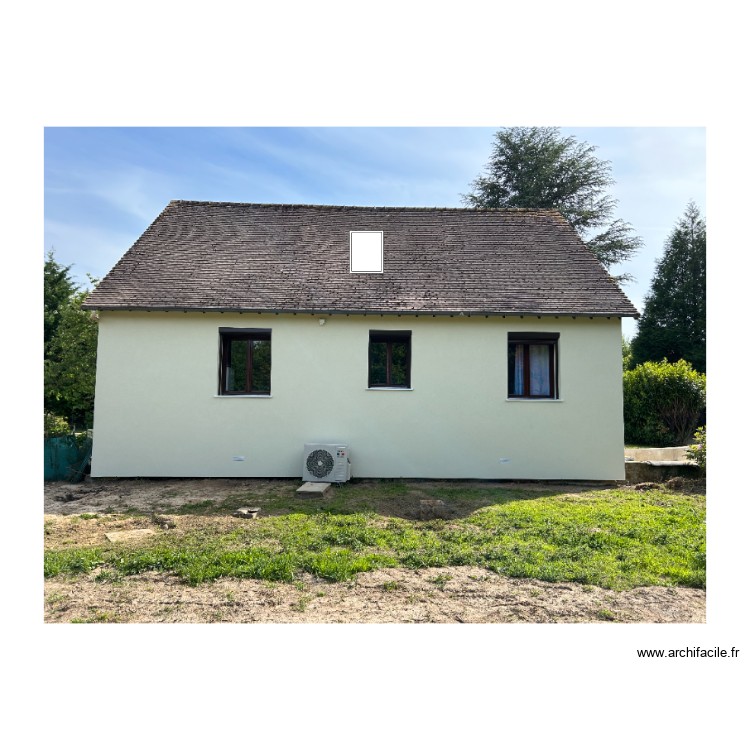 Fa&ccedil;ade nord. Plan de 0 pièce et 0 m2