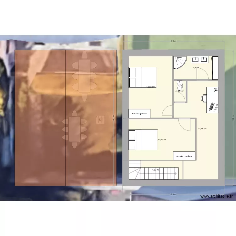 ERYNE LA CHAPELLE LINEAIRE FINAL A ETUDIER PAR ROD. Plan de 