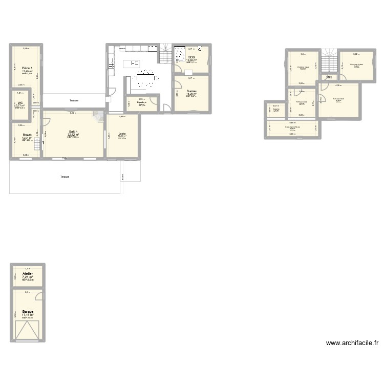 Plessis. Plan de 0 pièce et 0 m2