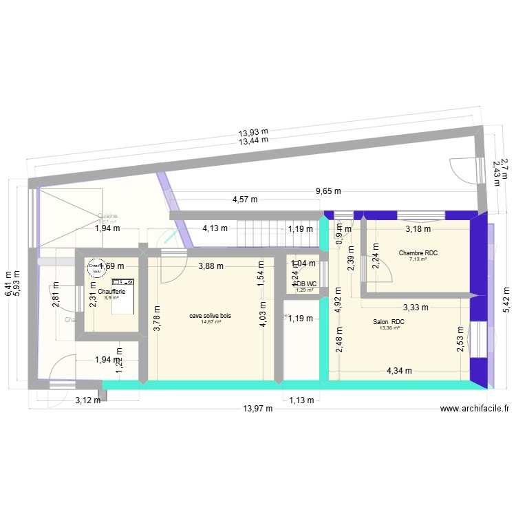 AF6100625. Plan de 11 pièces et 101 m2