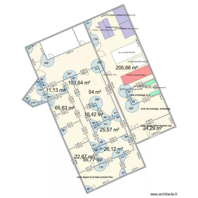 LABO LESPAINSDUSOLEIL LE SOLER. Plan de 11  et 605 m²