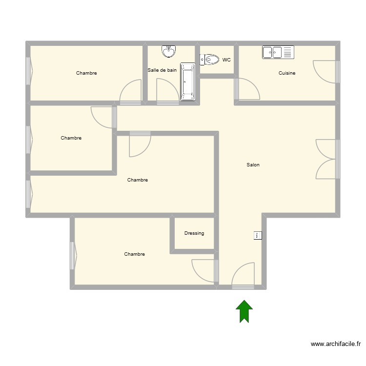 202 gros gres. Plan de 0 pièce et 0 m2