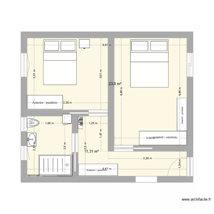 extension. Plan de extension. Plan de