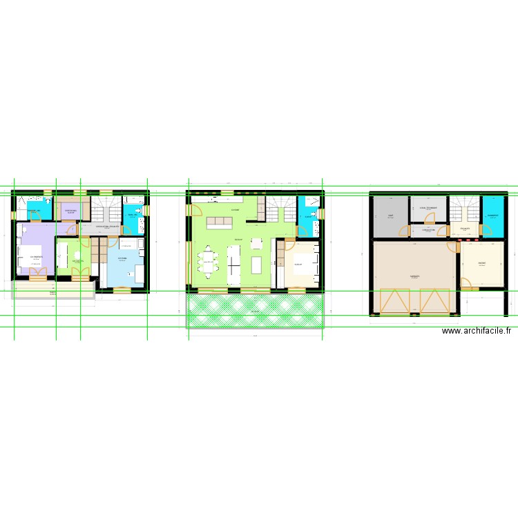 Villa GREG-GéGé 2025 V19. Plan de 19 pièces et 286 m2