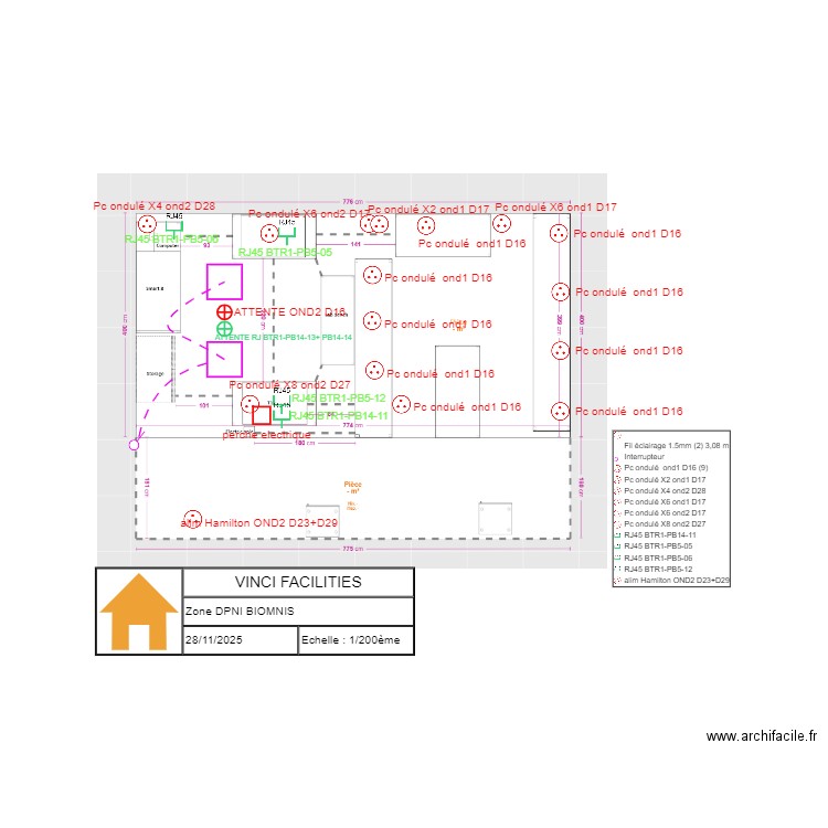 DPNI BIOMNIS. Plan de 0 pièce et 0 m2