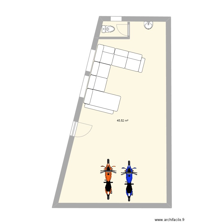 dock. Plan de 0 pièce et 0 m2