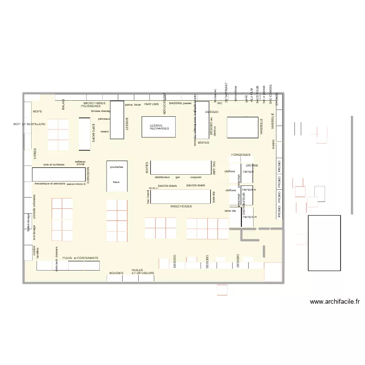 MAG 6. Plan de 1 pièce et 281 m²
