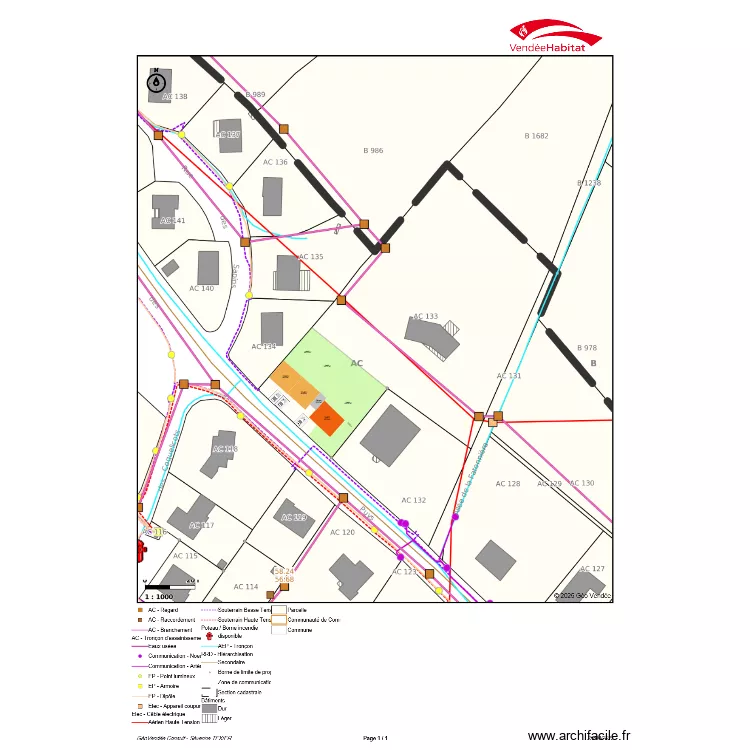 Montournais LLS AC. Plan de Montournais LLS AC. Plan de