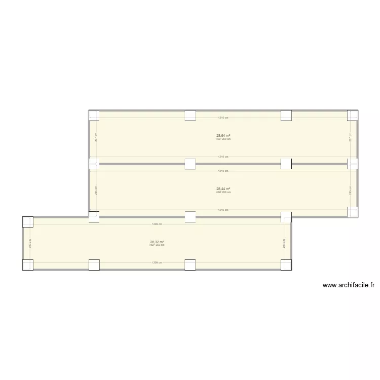Boulangerie . Plan de 