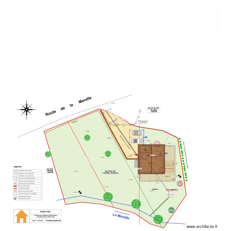 Maison Fiquefleur. Plan de 12 pièces et 178 m2