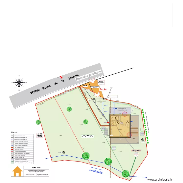 Maison Fiquefleur. Plan de 