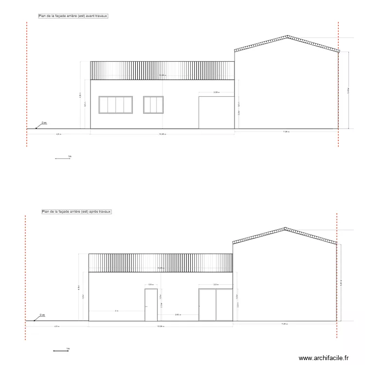 plan-coupe-arri&egrave;re. Plan de 
