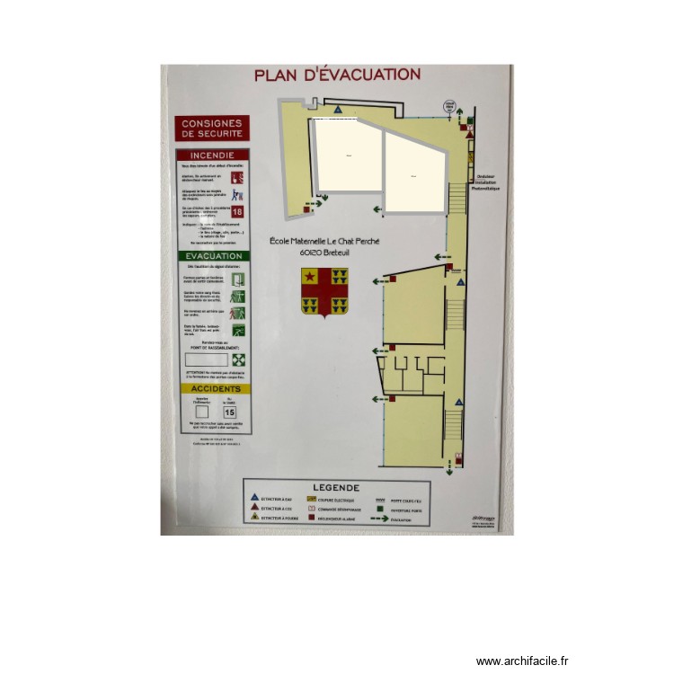 Projet Jardin d\'enfants. Plan de 0 pièce et 0 m2