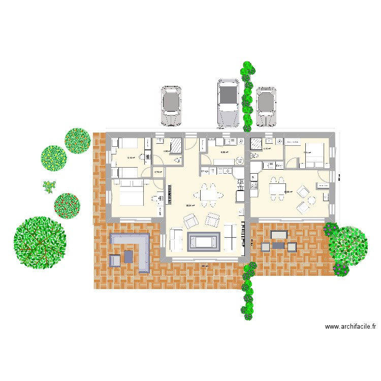 Projet investissement. Plan de 0 pièce et 0 m2