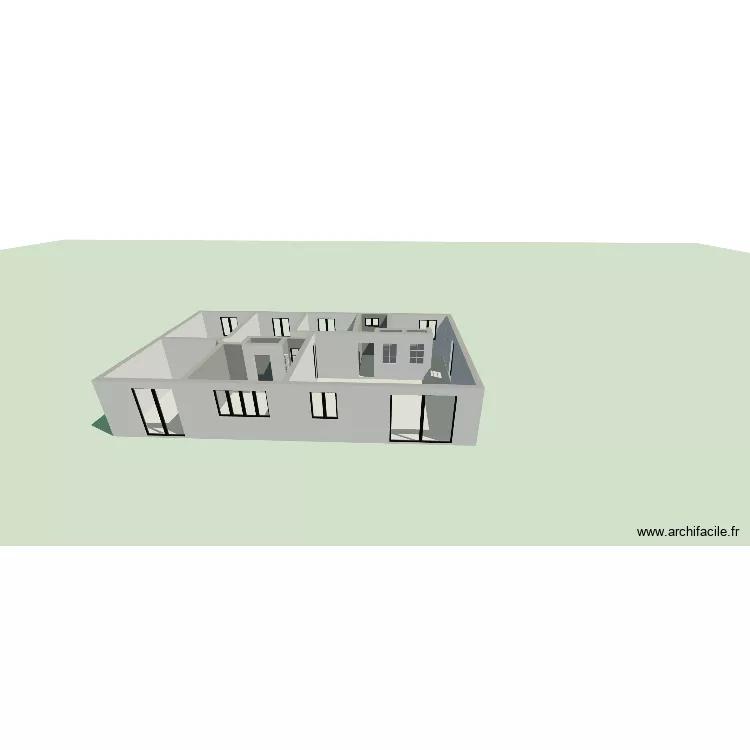 AGRANDISSEMENT SALLE Modifié. Plan de 9 et 92 m² AGRANDISSEMENT SALLE Modifié. Plan de 9 et 92 m²