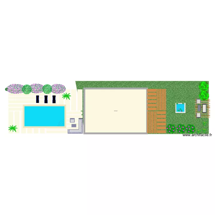 PLAN TANGER JARDIN. Plan de 1  et 108 m²