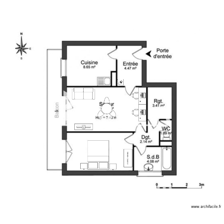 Foncia. Plan de 0 pièce et 0 m2