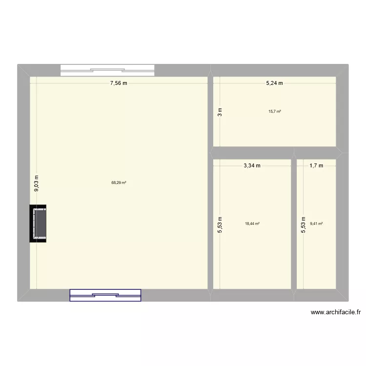 mouillere 4. Plan de 4 et 112 m² mouillere 4. Plan de 4 et 112 m²