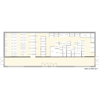 Projection 6e étage KANAL avec maquette bois 230 option 2