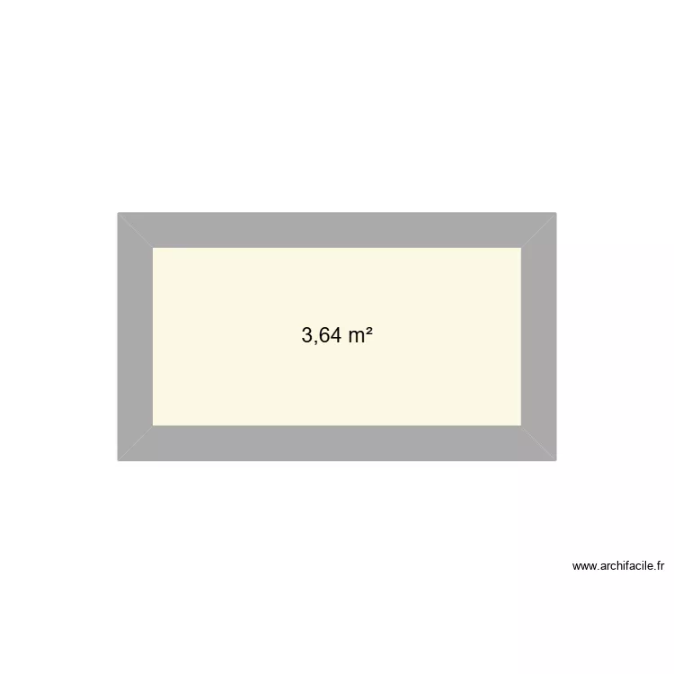 Essai. Plan de 1  et 4 m²