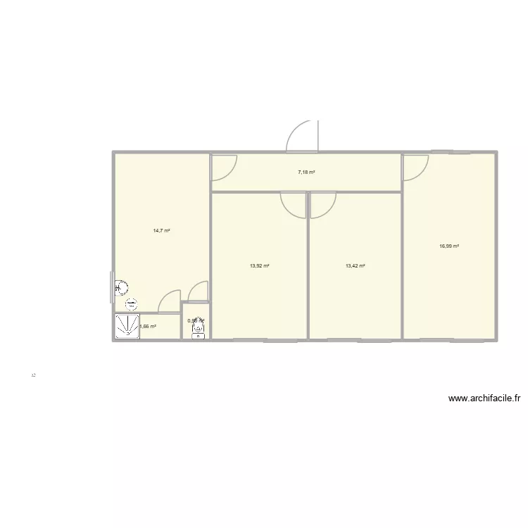 saint denis les bourg. Plan de 7 et 69 m² saint denis les bourg. Plan de 7 et 69 m²