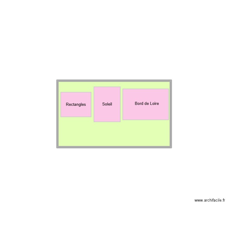 mur bureau. Plan de 1 pièce et 2 m2