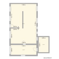 Maison murs porteurs