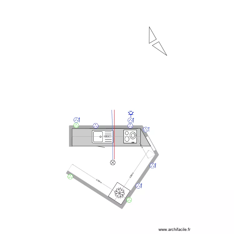 nico cuisine 2. Plan de 