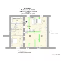 1er Niveau avec agrandissement lat&eacute;ra 13/03/24'