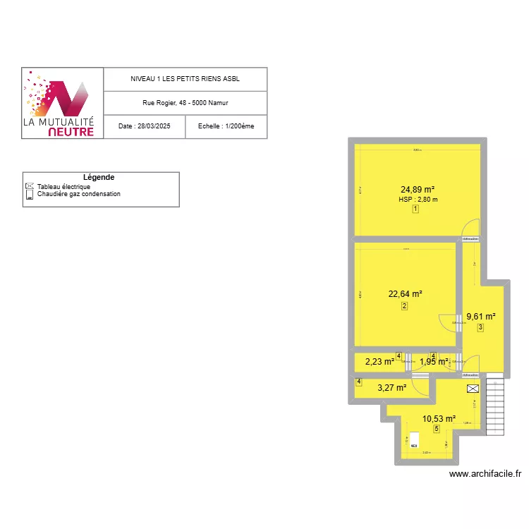 NIVEAU 1 PETITS RIENS. Plan de 