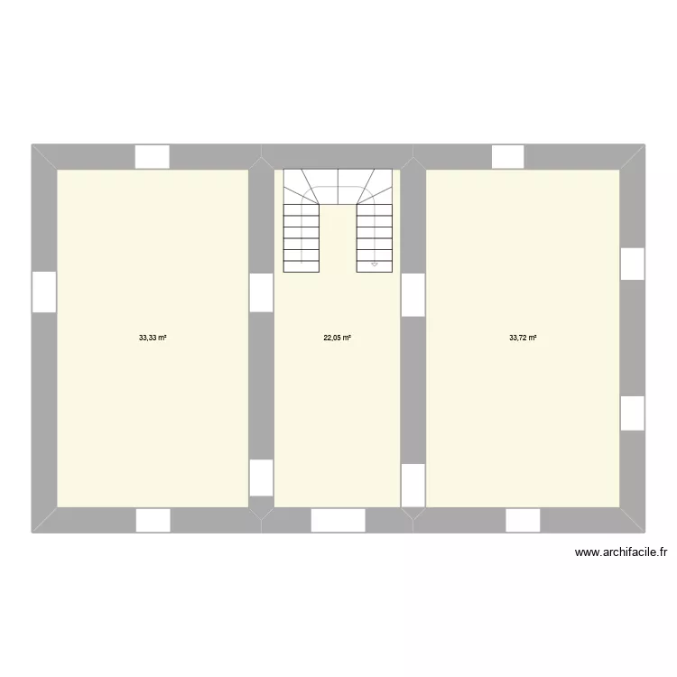 Castel RDC V2. Plan de 3 et 89 m² Castel RDC V2. Plan de 3 et 89 m²