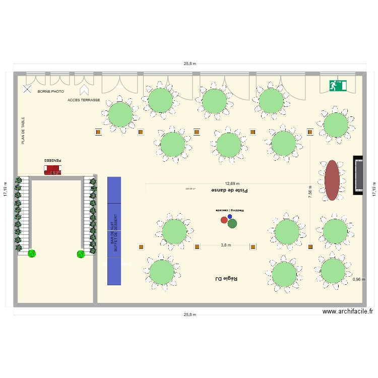 Plan Smith Haut Laffitte - KM + K - JOUR J 251025. Plan de 1 pièce et 420 m2