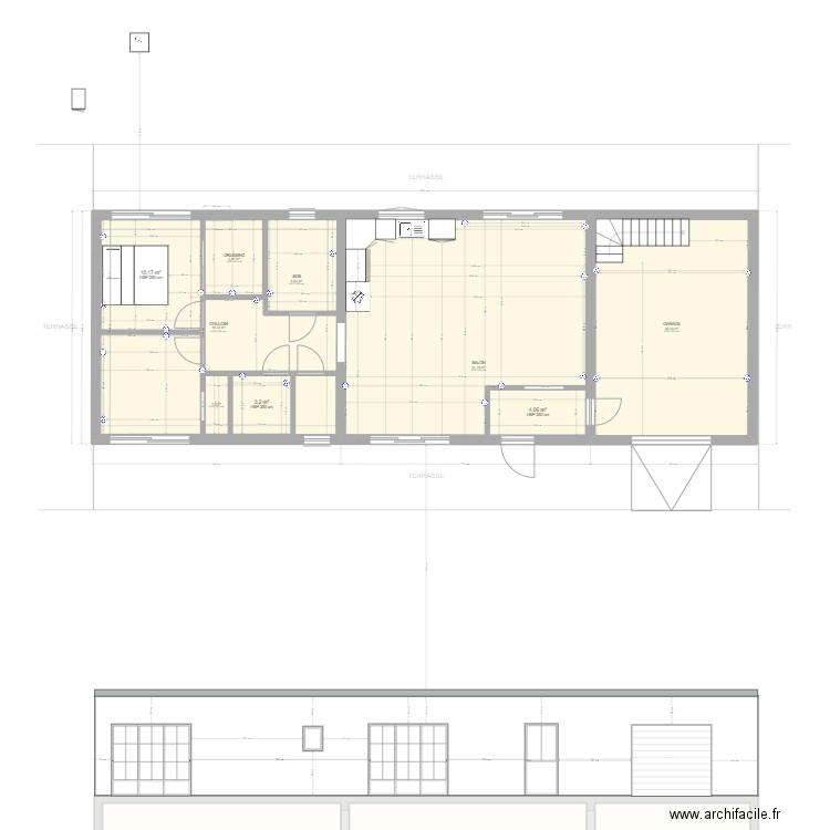 RYE - sans amenagement. Plan de 0 pièce et 0 m2