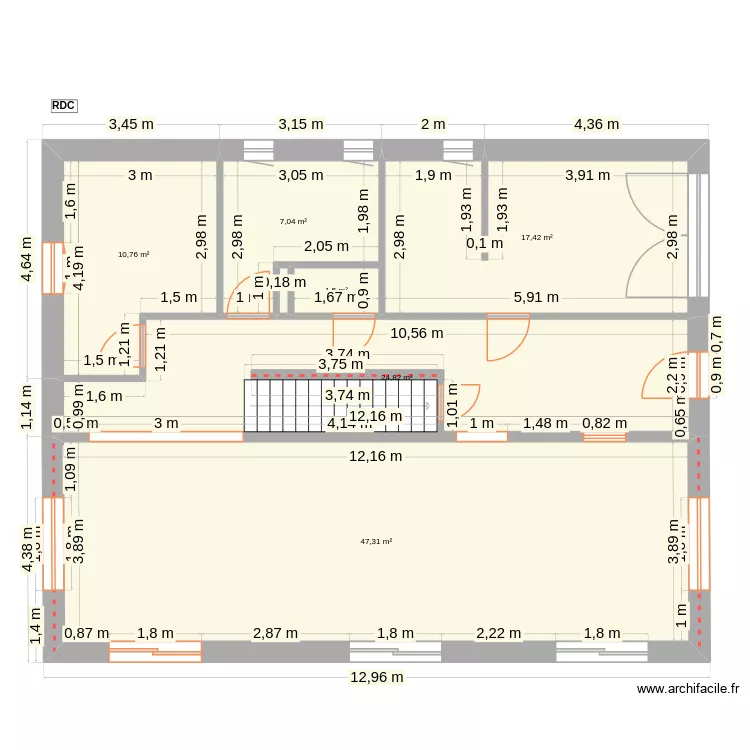 Projet Maison 2026-01-12. Plan de 22  et 333 m²