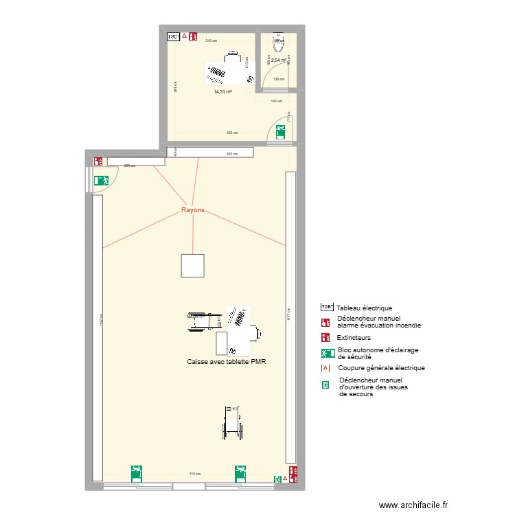 le mathias 2 sécurité accessibilité. Plan de 3 pièces et 100 m2