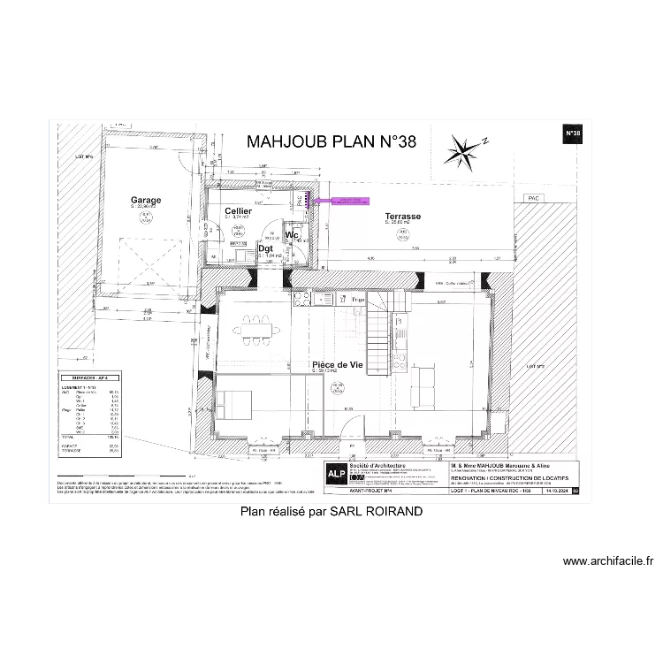 MAHJOUB 38 CHAUFFAGE. Plan de 