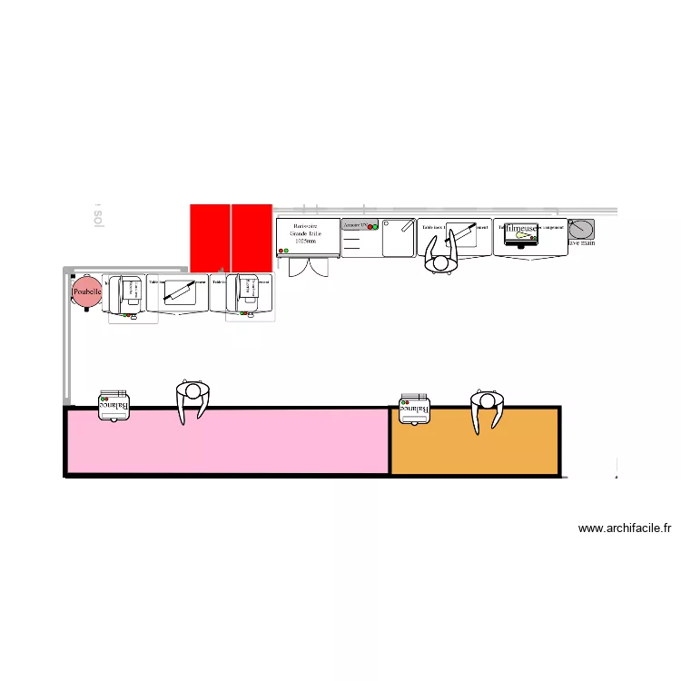 Arri&egrave;re Trad Illkirch V2. Plan de 