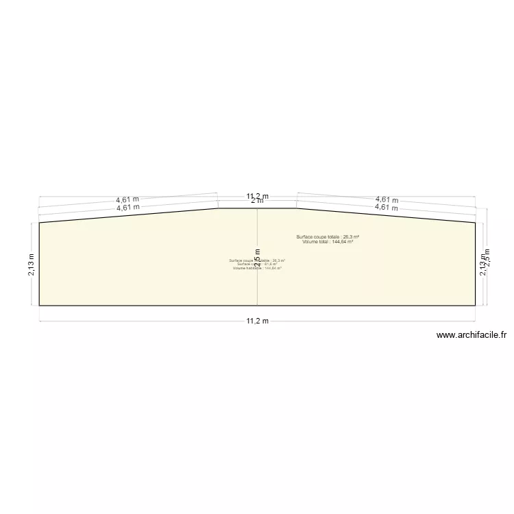 PIGNON GAUCHE HANDOUK. Plan de 