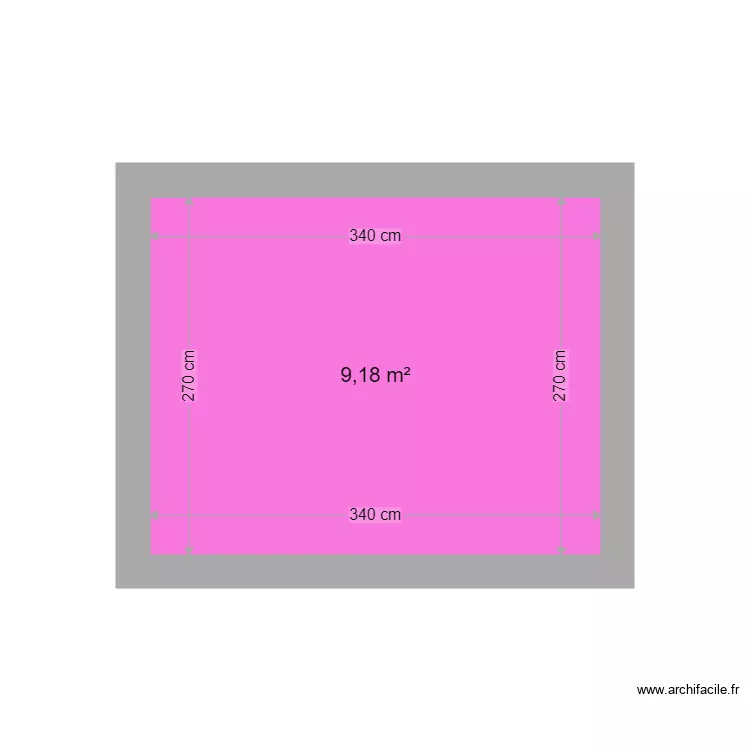 plafond tendue chambre. Plan de 