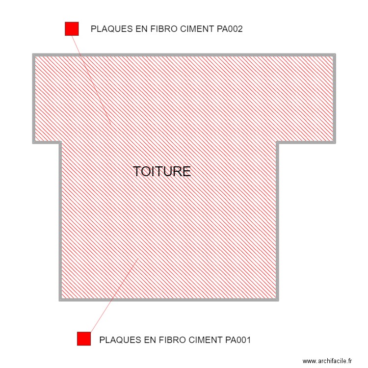 VALDEYRON TOITURE. Plan de 1 pièce et 119 m2