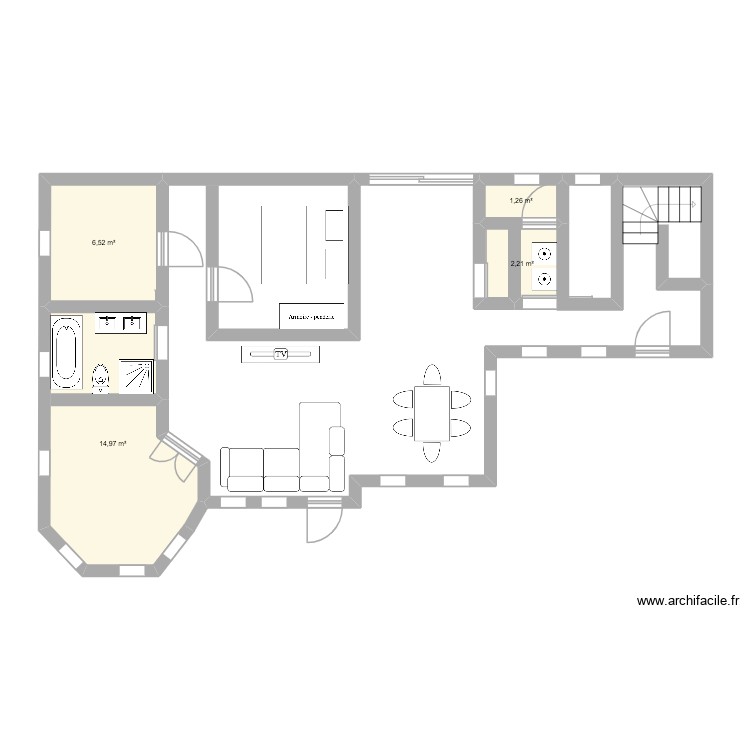 Maison. Plan de 0 pièce et 0 m2