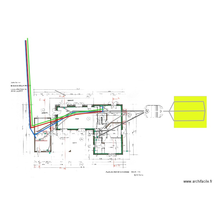 évacuation. Plan de 0 pièce et 0 m2