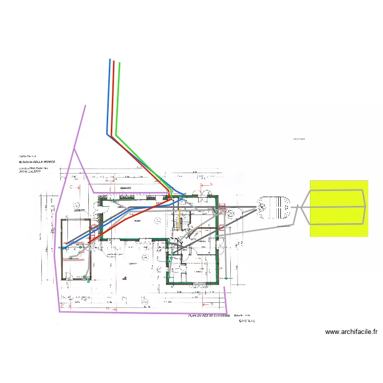 évacuation. Plan de évacuation. Plan de
