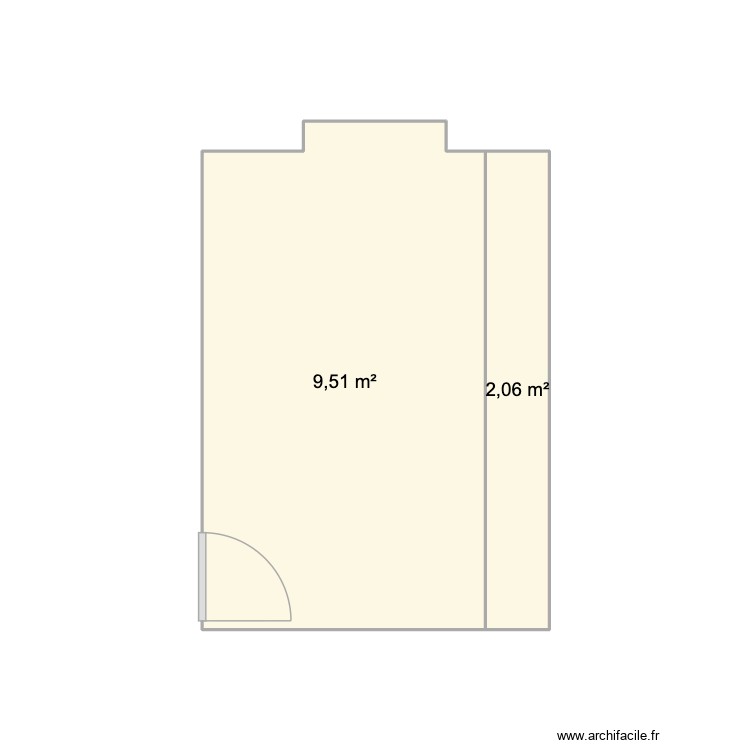 Chambre Serigraphie. Plan de 0 pièce et 0 m2