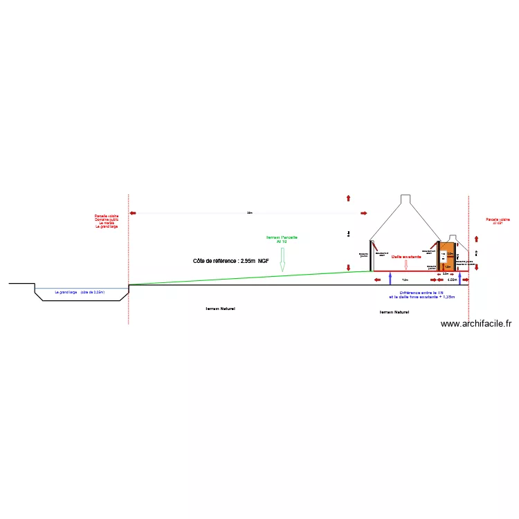 VU EN COUPE. Plan de VU EN COUPE. Plan de