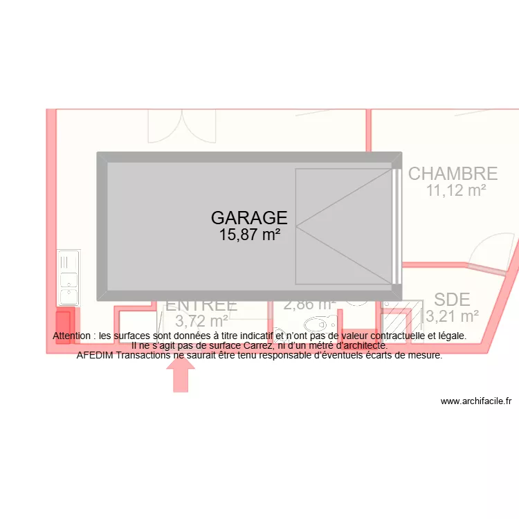 BI 31310. Plan de 11  et 68 m²