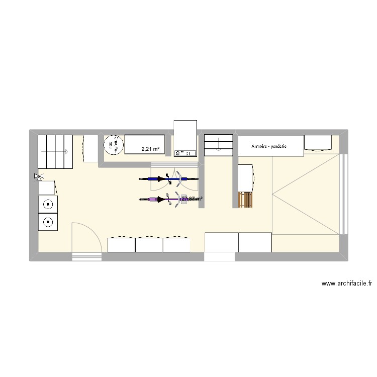 garage V1. Plan de 0 pièce et 0 m2